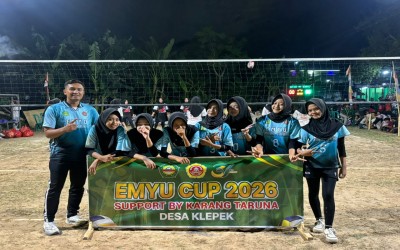 TIM BOLA VOLLY EMYU PUTRI GONDOL PIALA  DI AJANG BERGENGSI EMYU CUP 2026